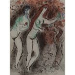 ''Adam and Eve'', 1960 Marc Chagall (1887 Ljosana Belarus - Saint-Paul-de-Vence 1985)