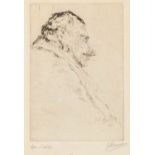 Jules DE BRUYCKER (1870-1945) 'Etching' signed 'Epreuve D'Artiste'. (W:8 x H:11,5 cm)