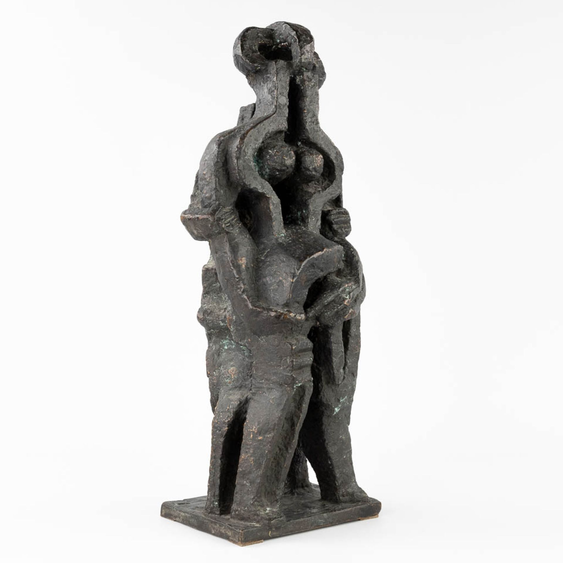 Ossip ZADKINE (1890-1967)(After) 'Singulier personnage' ou 'Femme à la viole' ou 'Violoncelliste' (L - Image 3 of 15