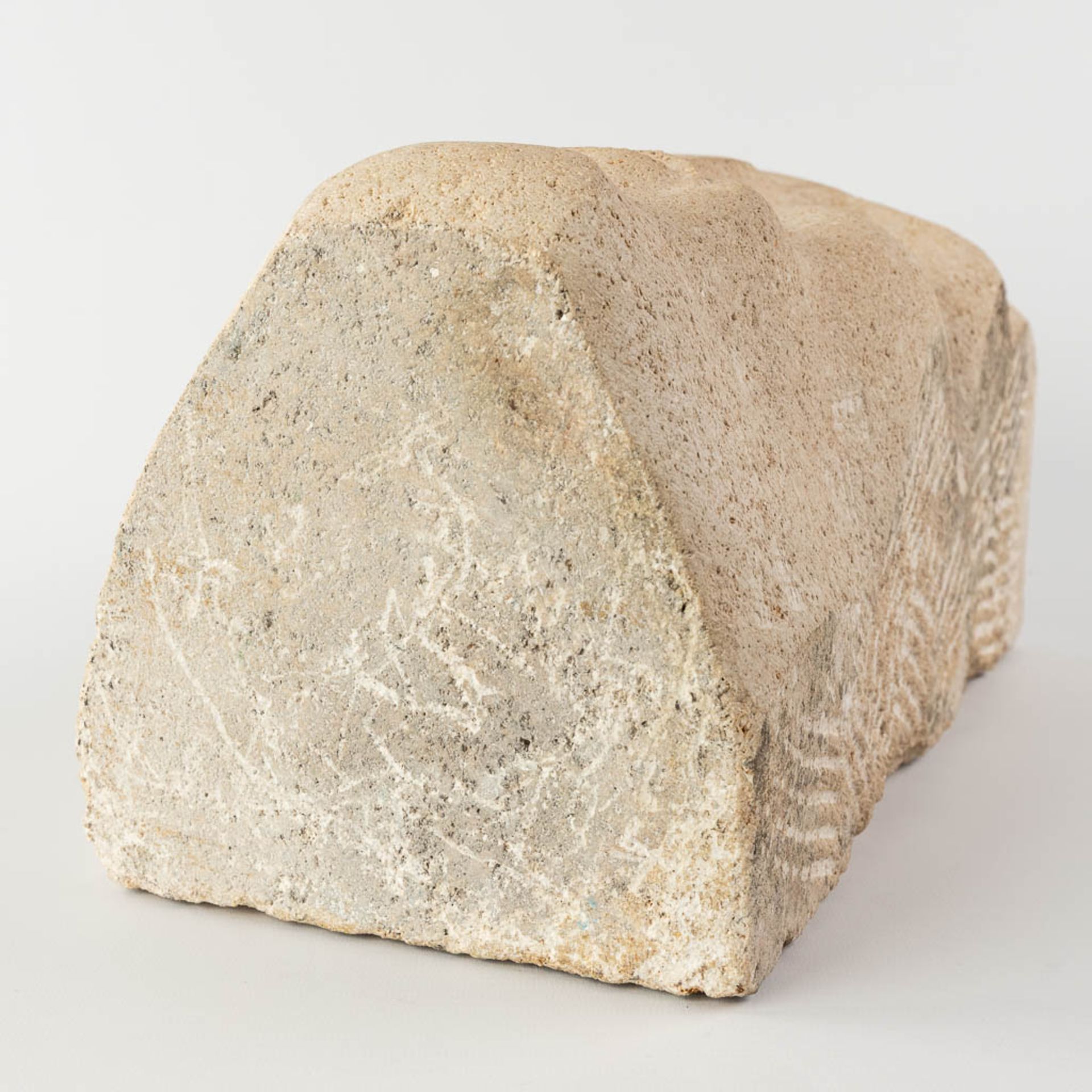 Gérard HOLMENS (1934-1995) 'Head' sculptured stone. 1959 (L:20 x W:17,5 x H:38 cm) - Bild 12 aus 12