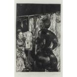 Diane VICTOR (1964 )'In the Re-dressing room' a lithograph, 49/50. (W:20 x H:31 cm)