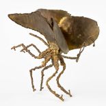 Daniel D'HAESELEER (XX) 'Insect' a brass sculpture. (L:20 x W:29 x H:25 cm)