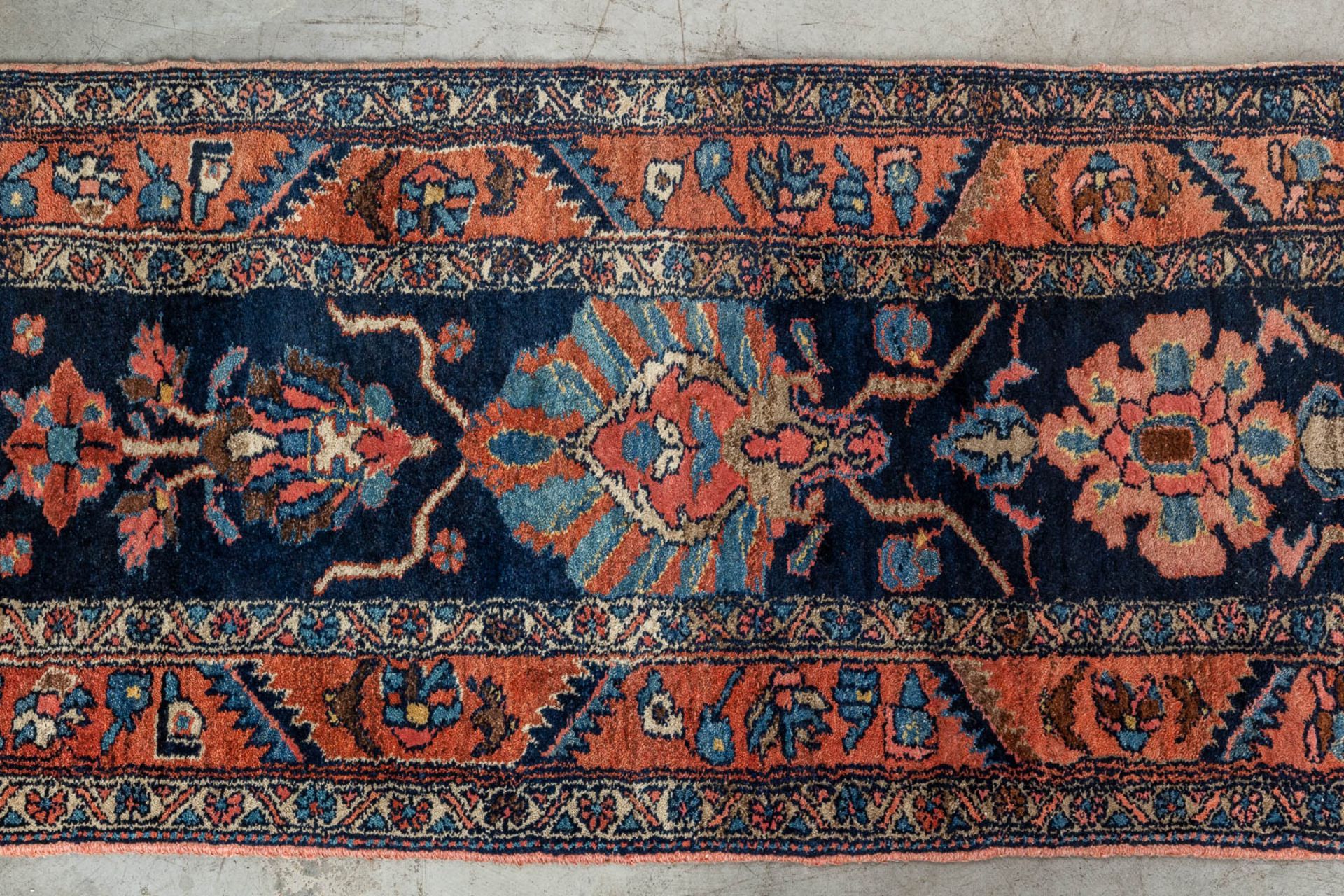 An Oriental hand-made runner. (L:73 x W:732 cm) - Bild 6 aus 13