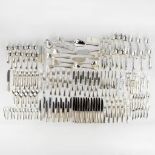 Christofle, model 'Spatours' a 182-piece silver-plated cutlery.
