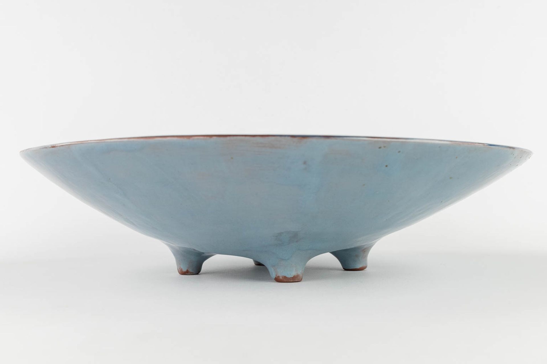 Beatty PERMEKE (1916-1991) 'Bowl' glazed ceramics. (H:8 x D:33,5 cm) - Image 6 of 10