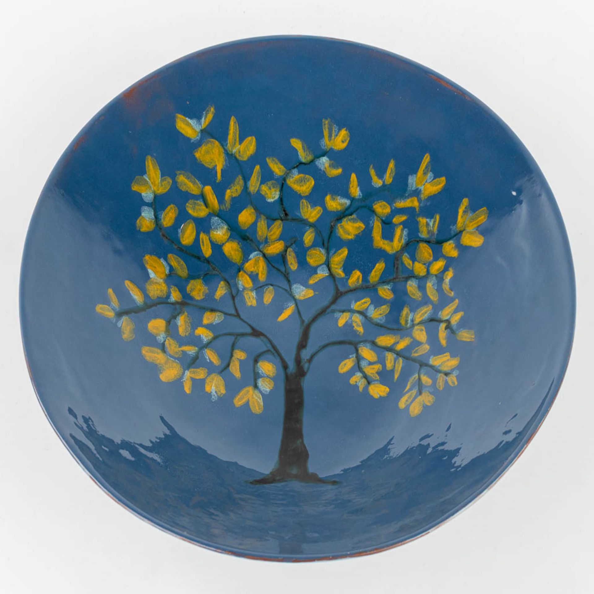 Beatty PERMEKE (1916-1991) 'Bowl' glazed ceramics. (H:8 x D:33,5 cm) - Image 8 of 10