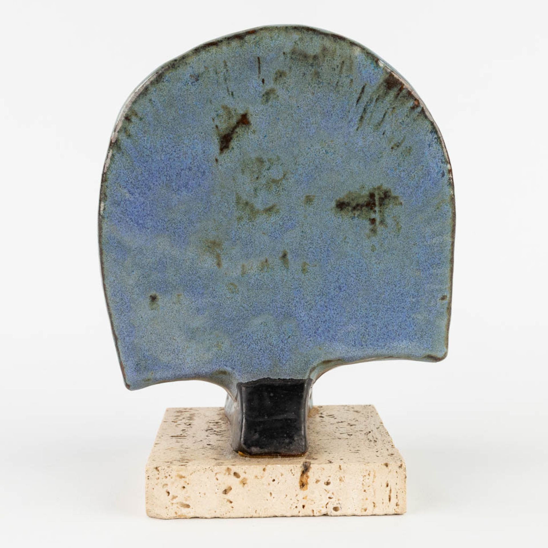 Rogier VANDEWEGHE (1923-2020) 'Peacock' glazed ceramics. (L:14 x W:14 x H:19 cm) - Image 4 of 11