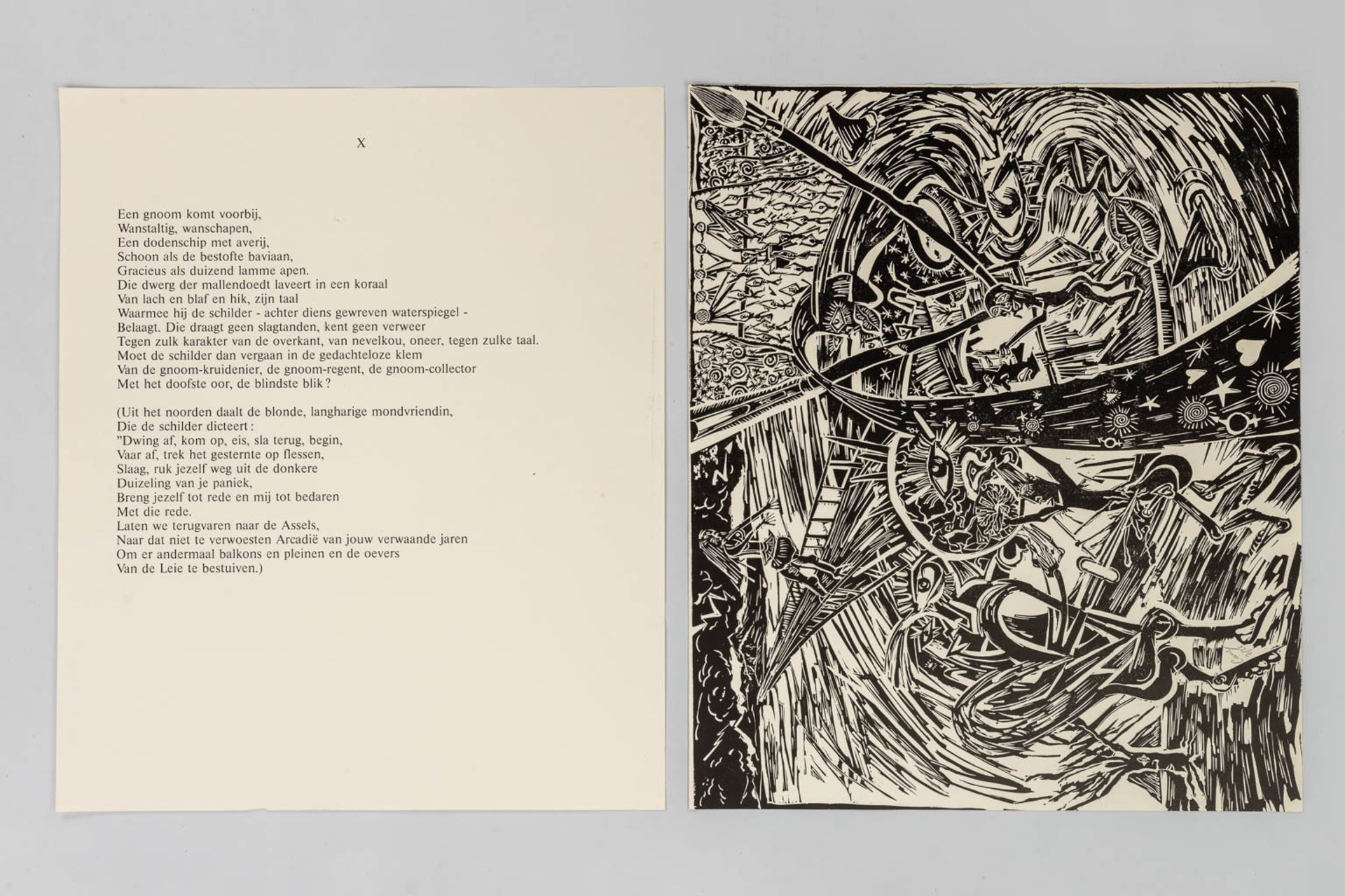 Franky CANE (1961-2019) and Pjeroo ROOBJEE (1945) 'Een trappenhuis in de via Mala' (W:54,5 x H:64,5 - Bild 20 aus 34