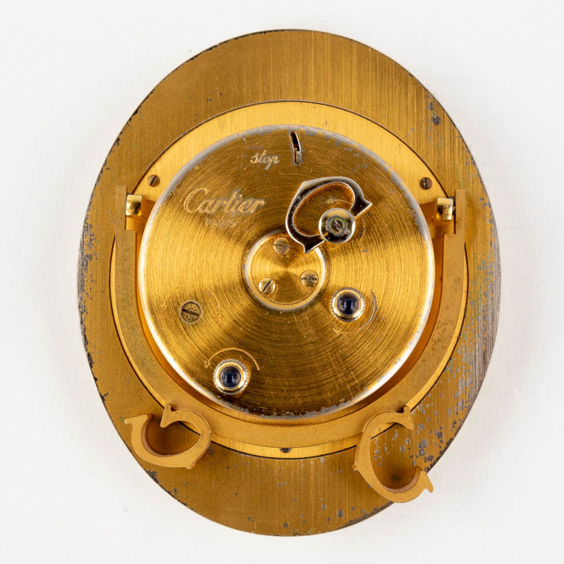 Cartier, a travel alarm clock, 7511 with the original box. - Bild 16 aus 17