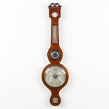 An antique English 'Barometer', 19th C. (W:25 x H:96 cm)