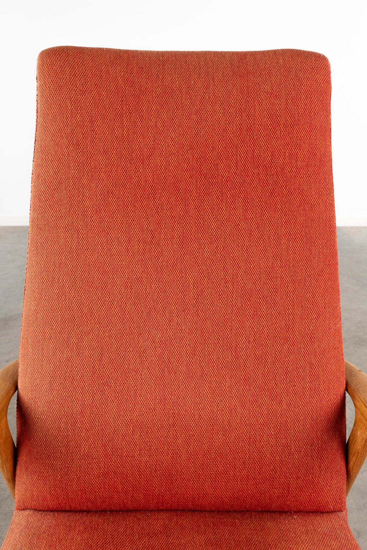 Alf SVENSSON (1923-1992) A mid-century 'Highback' armchair, wood and fabric. Circa 1960. (L:73 x W:8 - Image 8 of 13