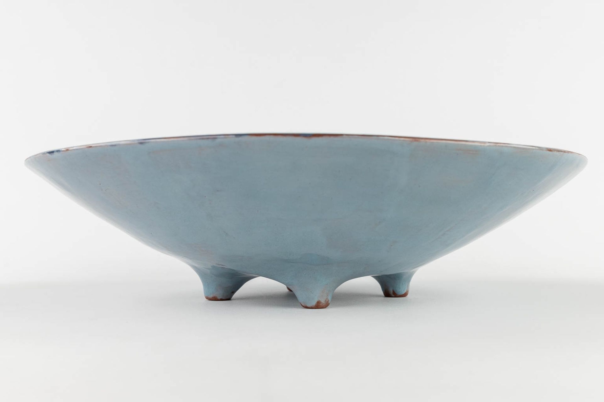 Beatty PERMEKE (1916-1991) 'Bowl' glazed ceramics. (H:8 x D:33,5 cm) - Image 3 of 10