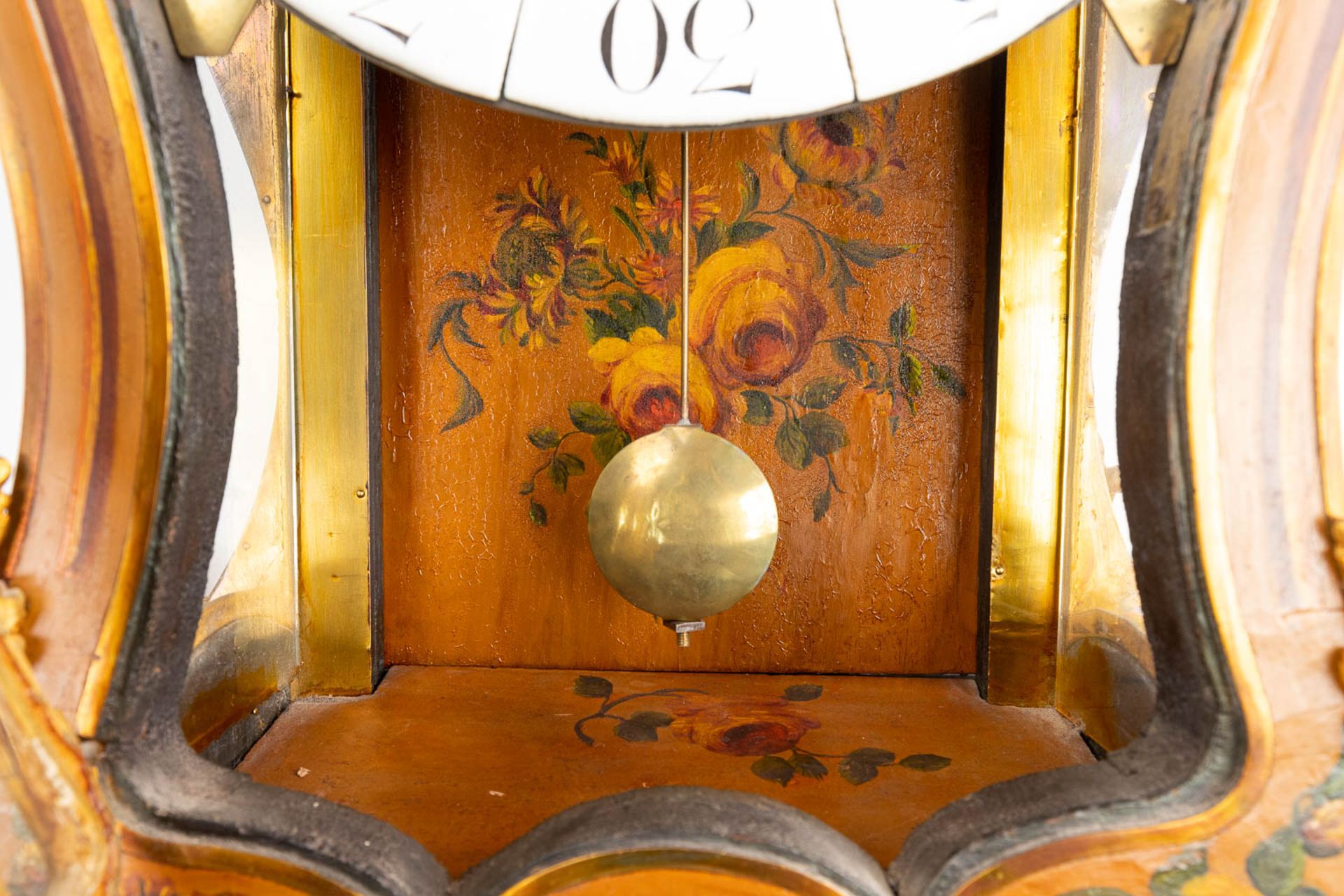 Jacques DUBOIS (c.1693-1763) Cartel Clock mounted with bronze, Louis XV. 18th C (W:47 x H:111 cm) - Bild 14 aus 16