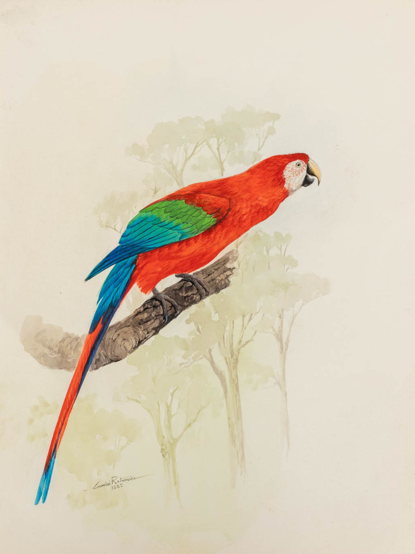 Gamini P. RATNAVIRA (1949) '20 unframed drawings' watercolour on paper. (W:27 x H:36 cm) - Image 23 of 40