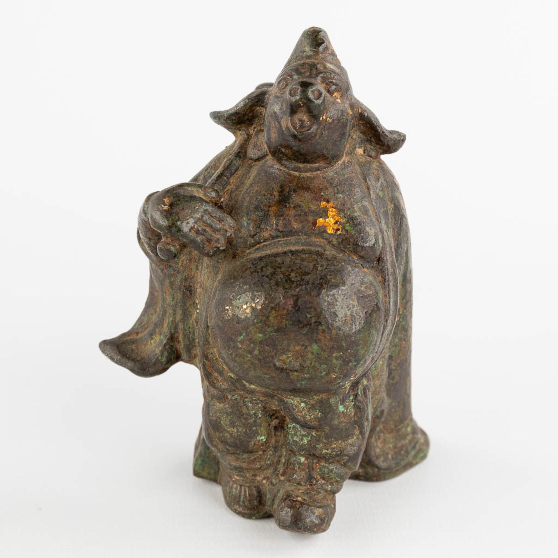 4 Chinese figurines, made of bronze. (L:7 x W:18 x H:18 cm) - Image 12 of 12