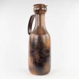 Jean MARAIS (1913-1998) 'Large pitcher' glazed terracotta. (L:24 x W:29 x H:74 cm)
