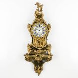 Jacques MINNE (1716-1807) Cartel Clock, mounted with bronze, Louis XV period, Bruges, 18th C. (L:24