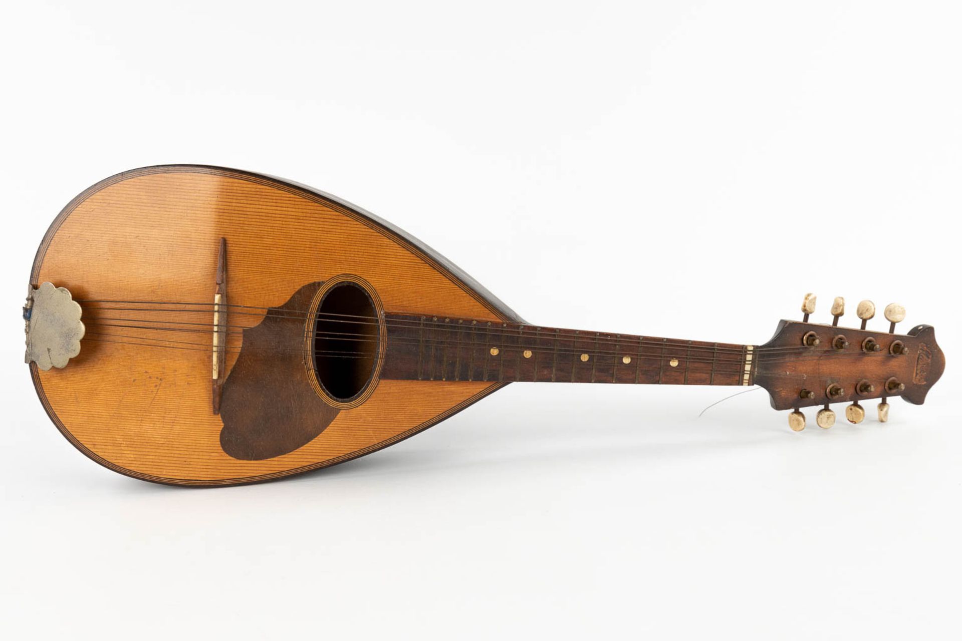 Two mandolines, of which one is marked Fratelli Umberto. (L:20 x W:60 x H:14 cm) - Image 13 of 20