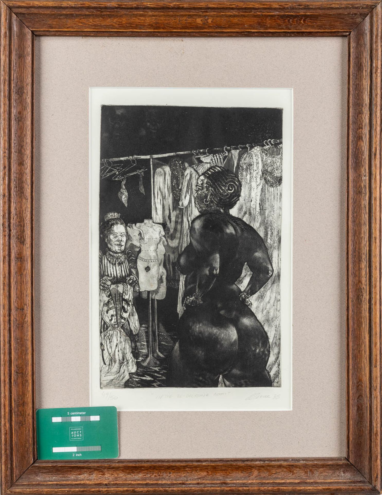 Diane VICTOR (1964 )'In the Re-dressing room' a lithograph, 49/50. (W:20 x H:31 cm) - Image 2 of 8