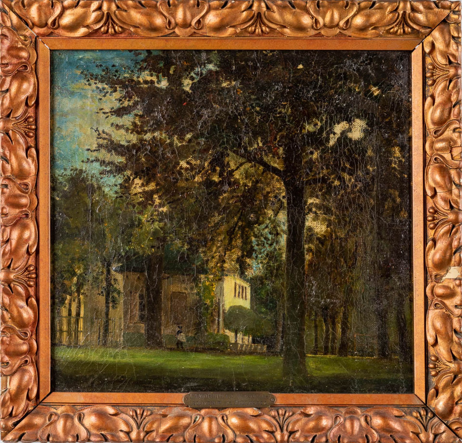 François LAMORINIERE (1828-1911)(Attr.) 'Souvenir De Audenarde' oil on canvas. (W:38 x H:36 cm) - Bild 3 aus 8
