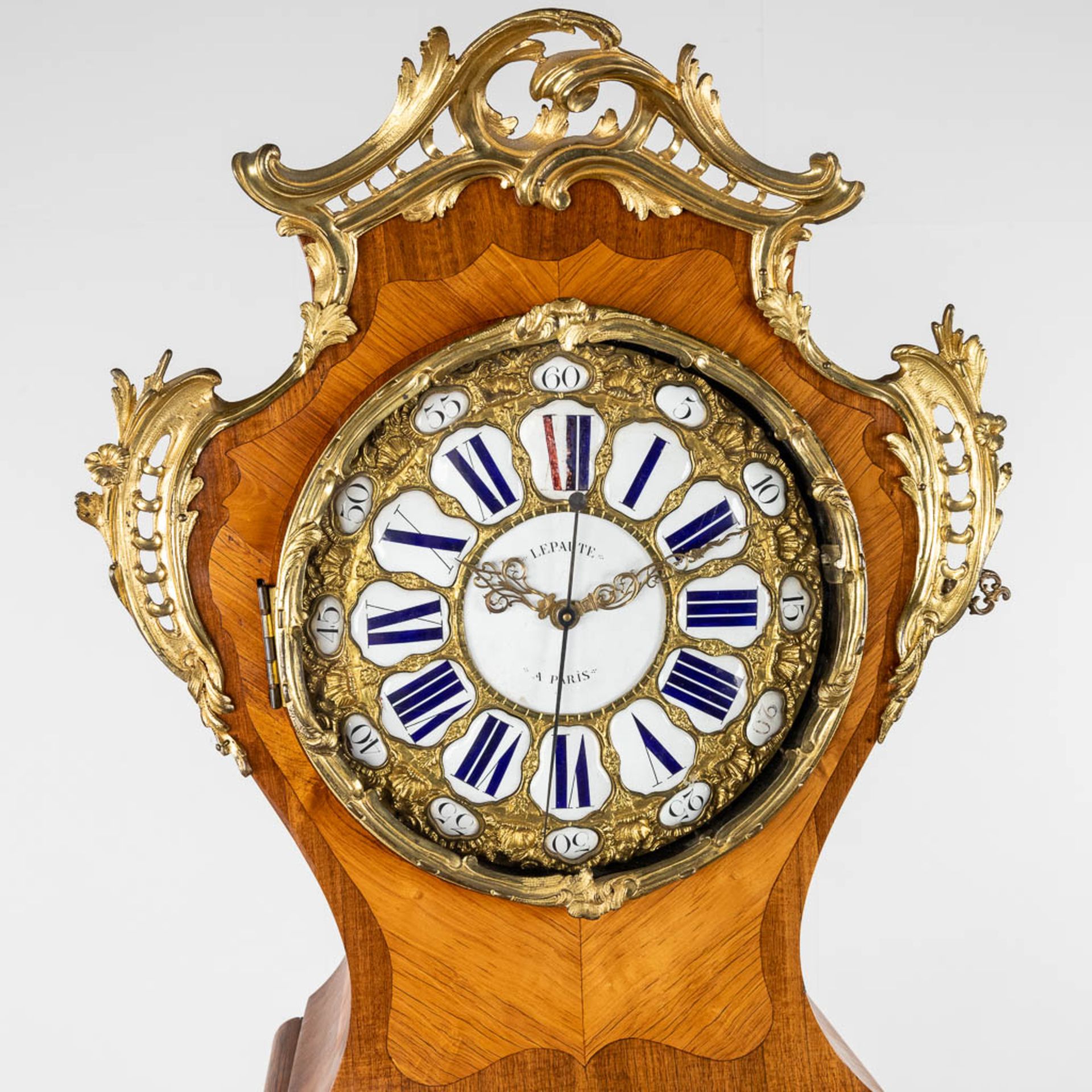 Jean-André LEPAUTE (1720-1789) A Louis XV 'Regulator' clock, ormolu bronze. (L:30,5 x W:52 x H:213 c - Bild 14 aus 19