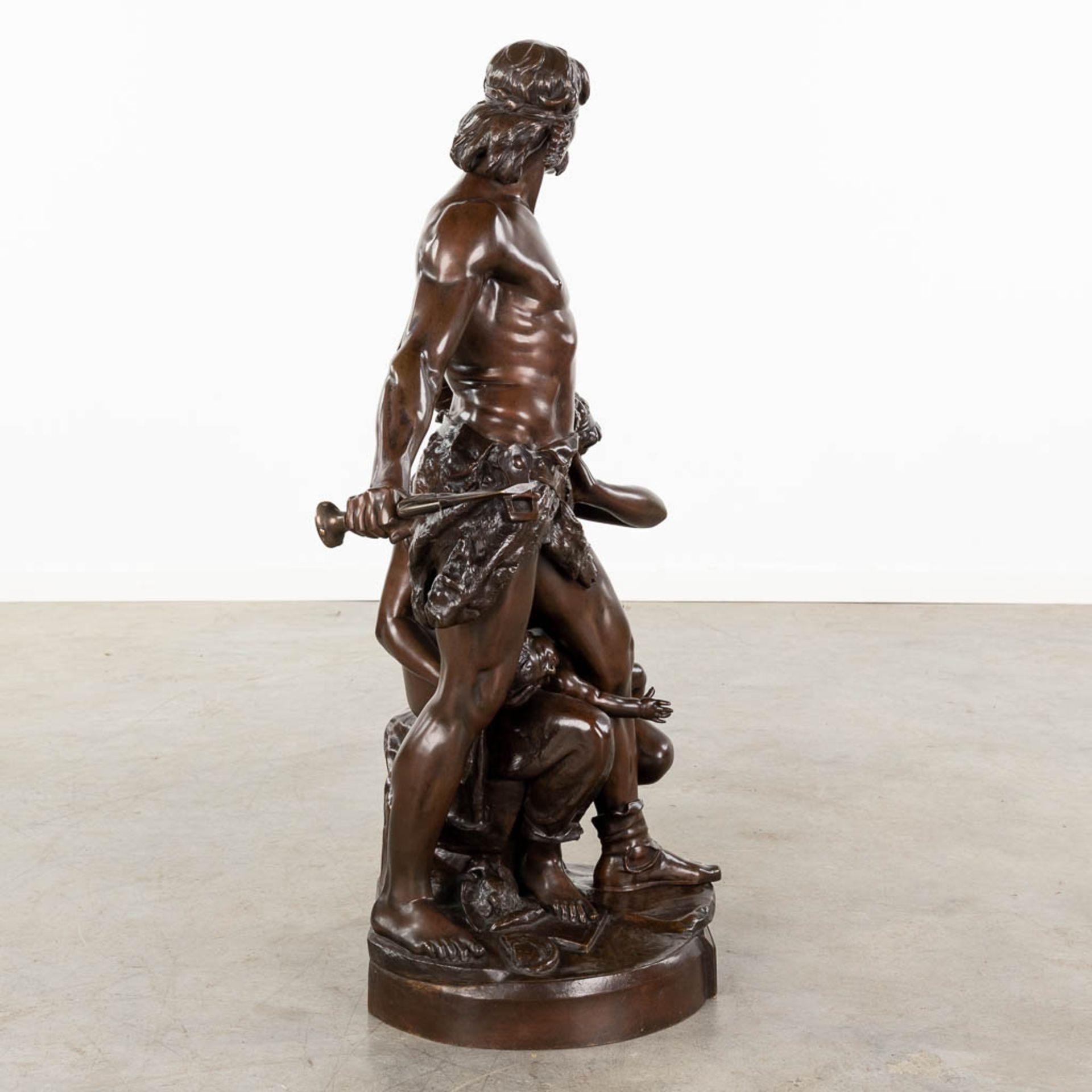 Émile André BOISSEAU (1842-1923) 'La Défence Du Foyer' patinated bronze. (W:54 x H:86 cm) - Image 6 of 16