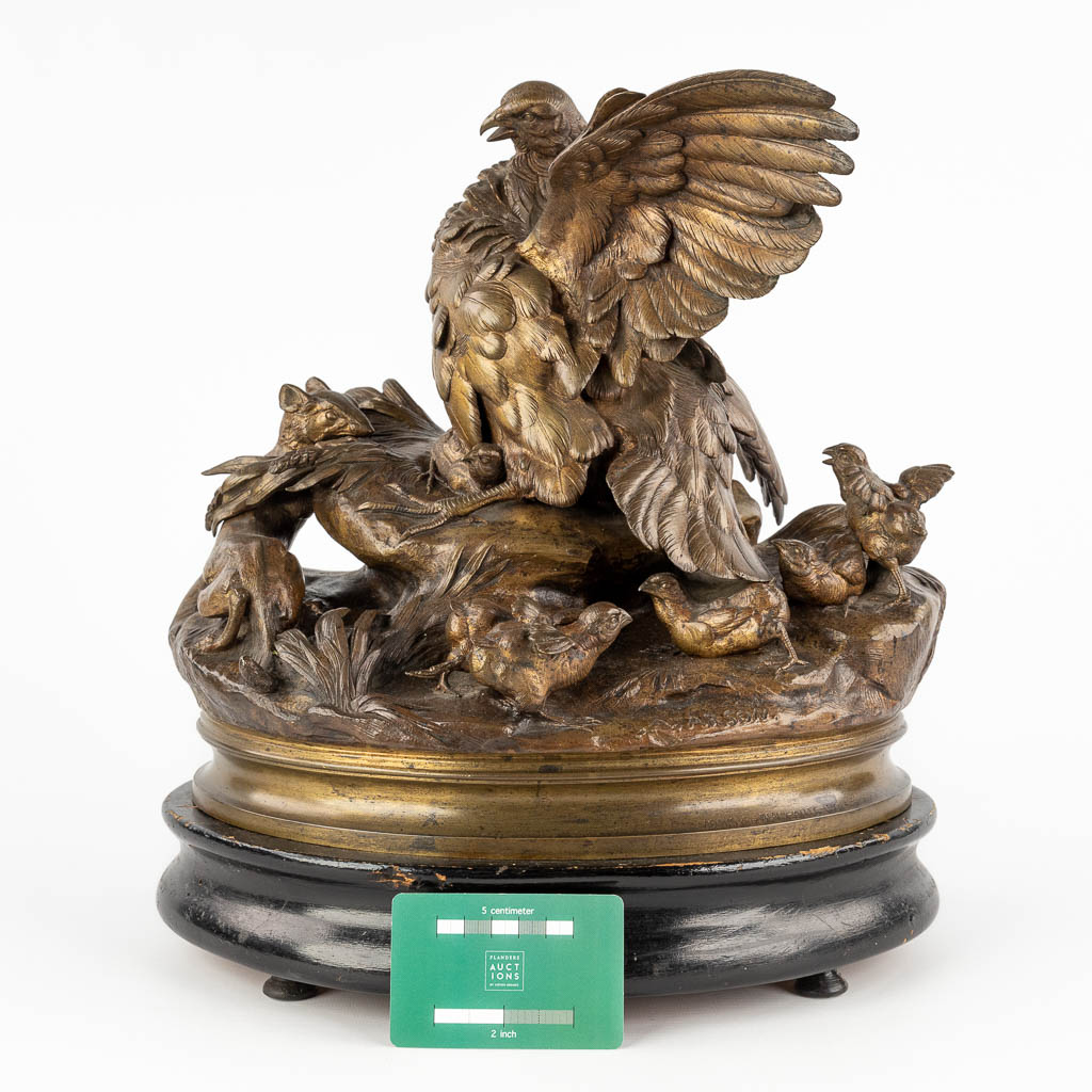 Alphonse ARSON (1822-1895) 'Bataille' patinated bronze. 1867. (D:24 x W:34 x H:38 cm) - Image 2 of 14