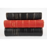 Three Missale Romanum books, 20th C. (D:6 x W:24 x H:32 cm)