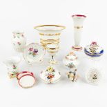 Herend, a collection of 15 items and accessories, hand-painted porcelain. (H:23 cm)