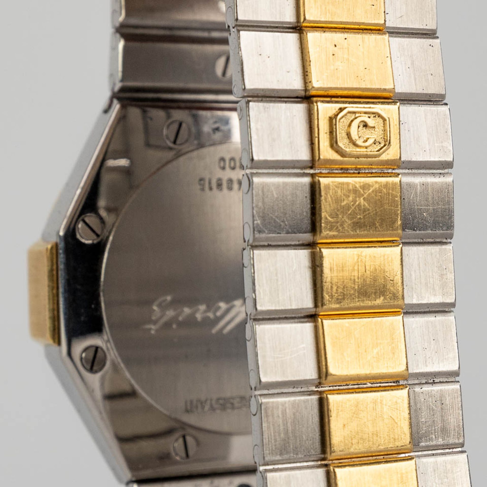 Chopard Saint Moritz, a men's wristwatch, 18kt yellow gold and steel. Box and papers. Reference 8300 - Bild 13 aus 16