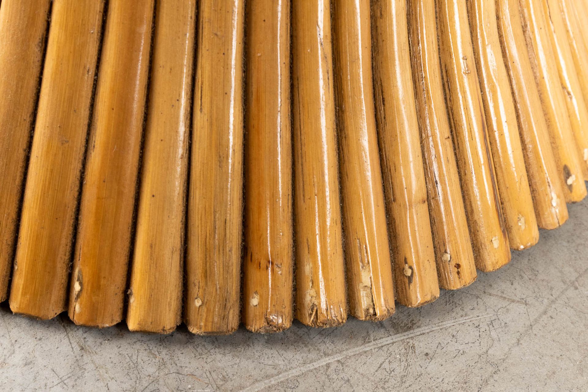 John MCGUIRE (1920-2013)(Attr.) 'Sheaf of Wheat Coffee Table, Bamboo Coffee table' with a glass top. - Bild 14 aus 14