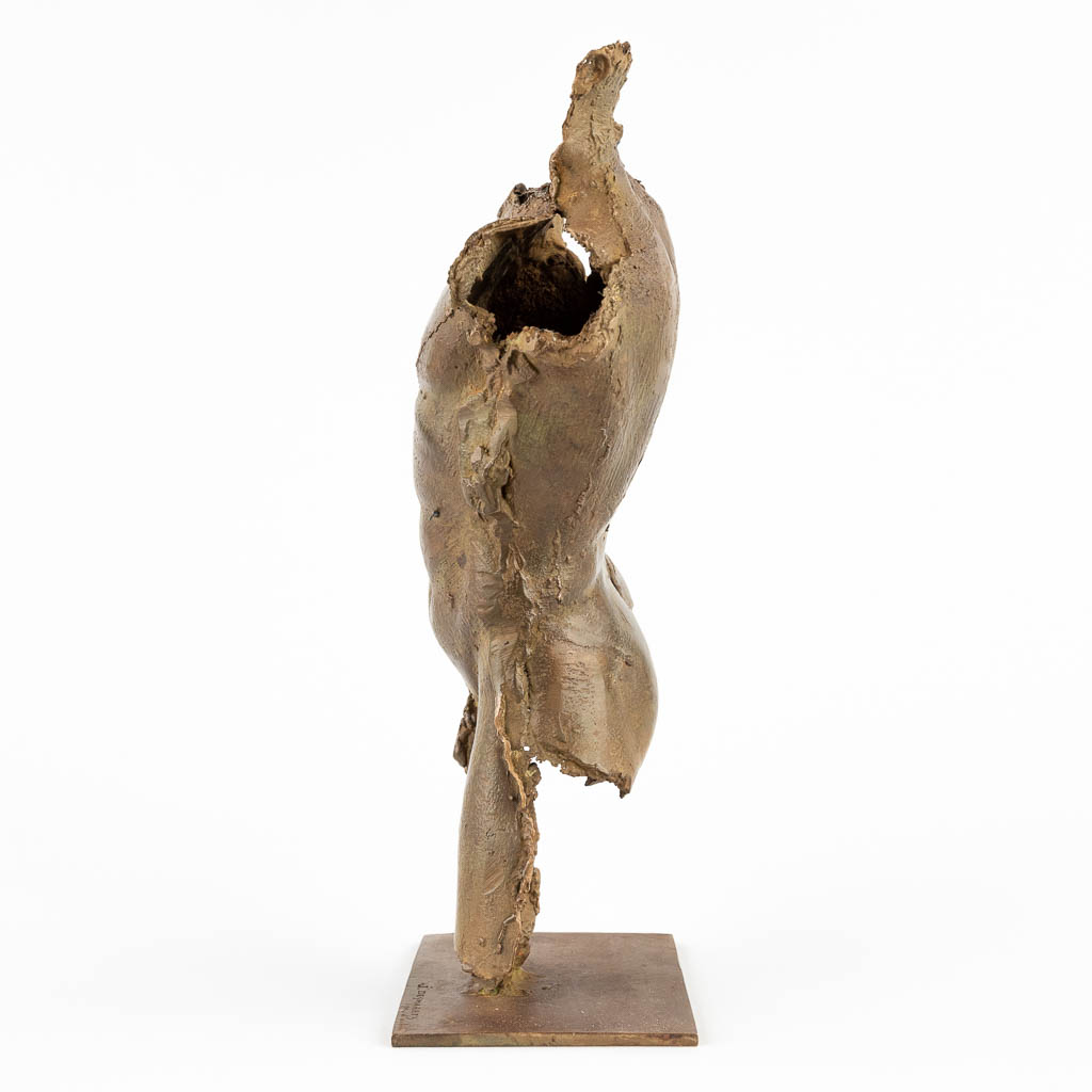 Jan DESMARETS (1961) 'Torso' patinated bronze, Epreuve D'Artiste (D:9 x W:14 x H:29 cm) - Image 7 of 13
