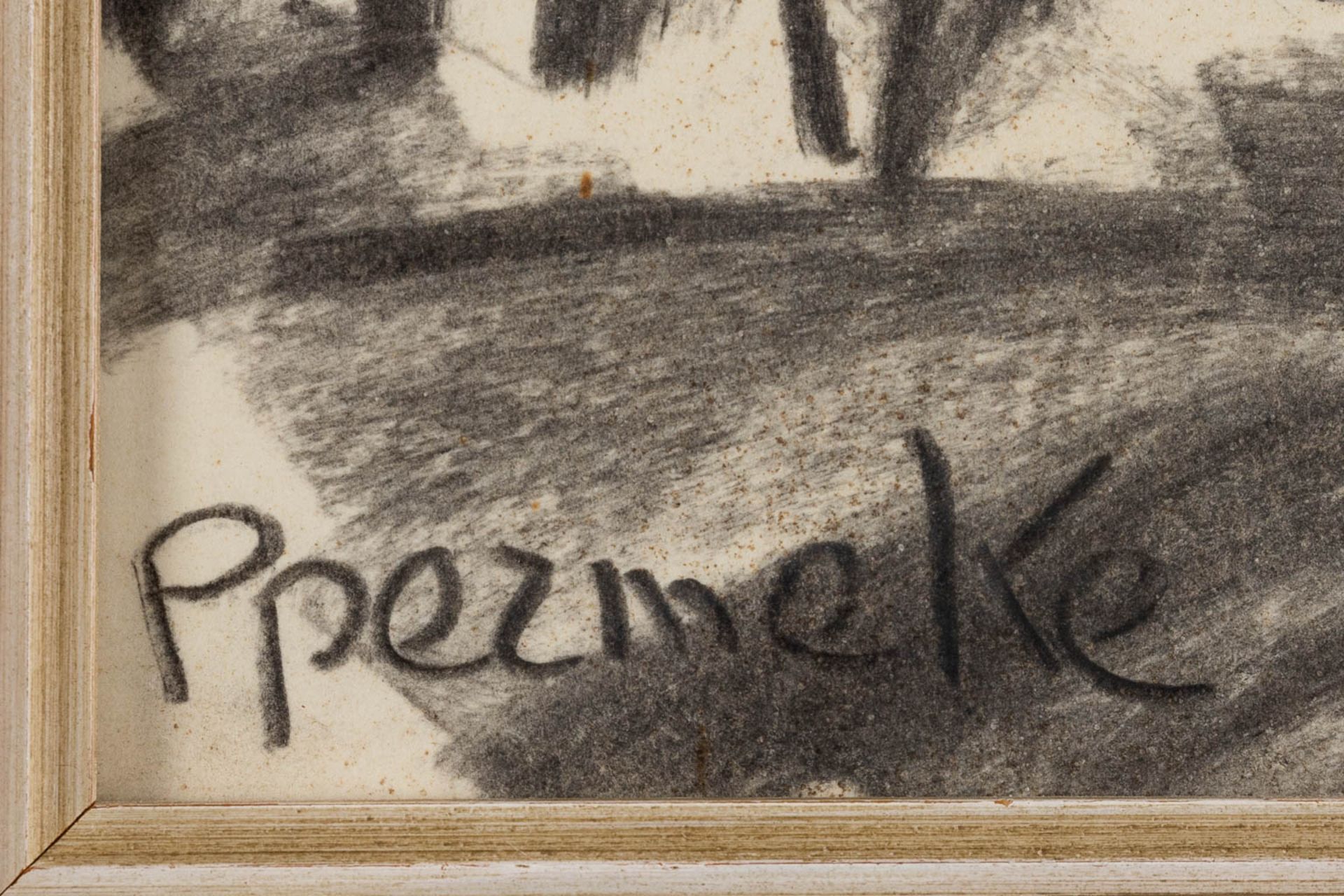 Paul PERMEKE (1918-1990) 'Merry Go Round' Charchoal on paper. (W:35 x H:25 cm) - Bild 5 aus 6