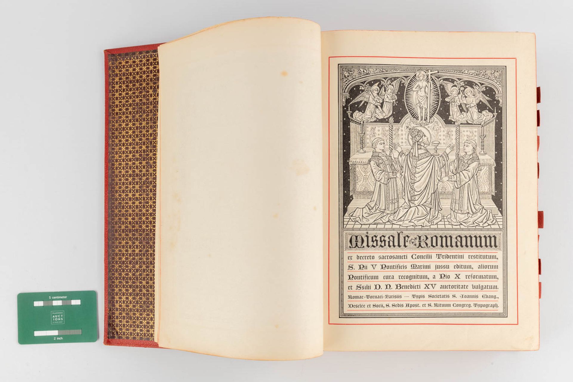 Three Missale Romanum books, 20th C. (D:6 x W:24 x H:32 cm) - Bild 2 aus 15