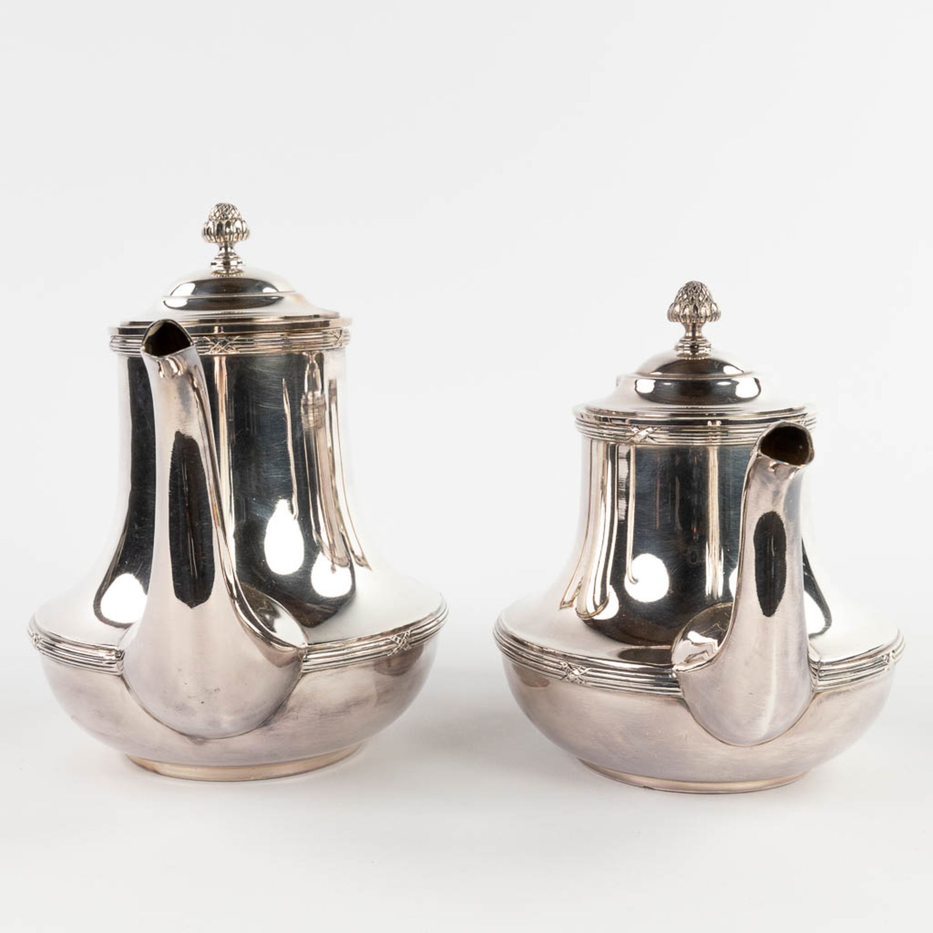 Wiskemann, a 5-piece silver-plated coffee and tea service made of silver-plated metal. (D:35,5 x W:5 - Image 10 of 22