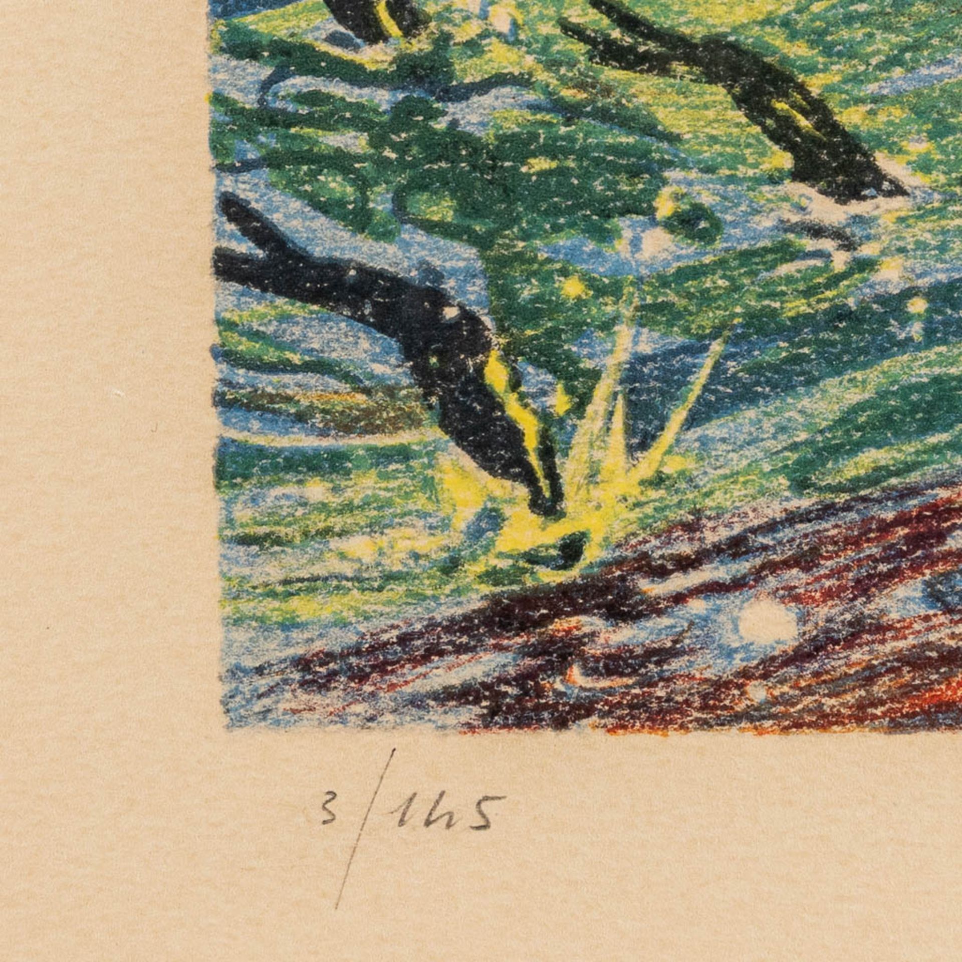 Salvador DALI (1904-1989) 'Tuna Fishing' a lithograph, 3/145 (W:60 x H:30 cm) - Image 4 of 6