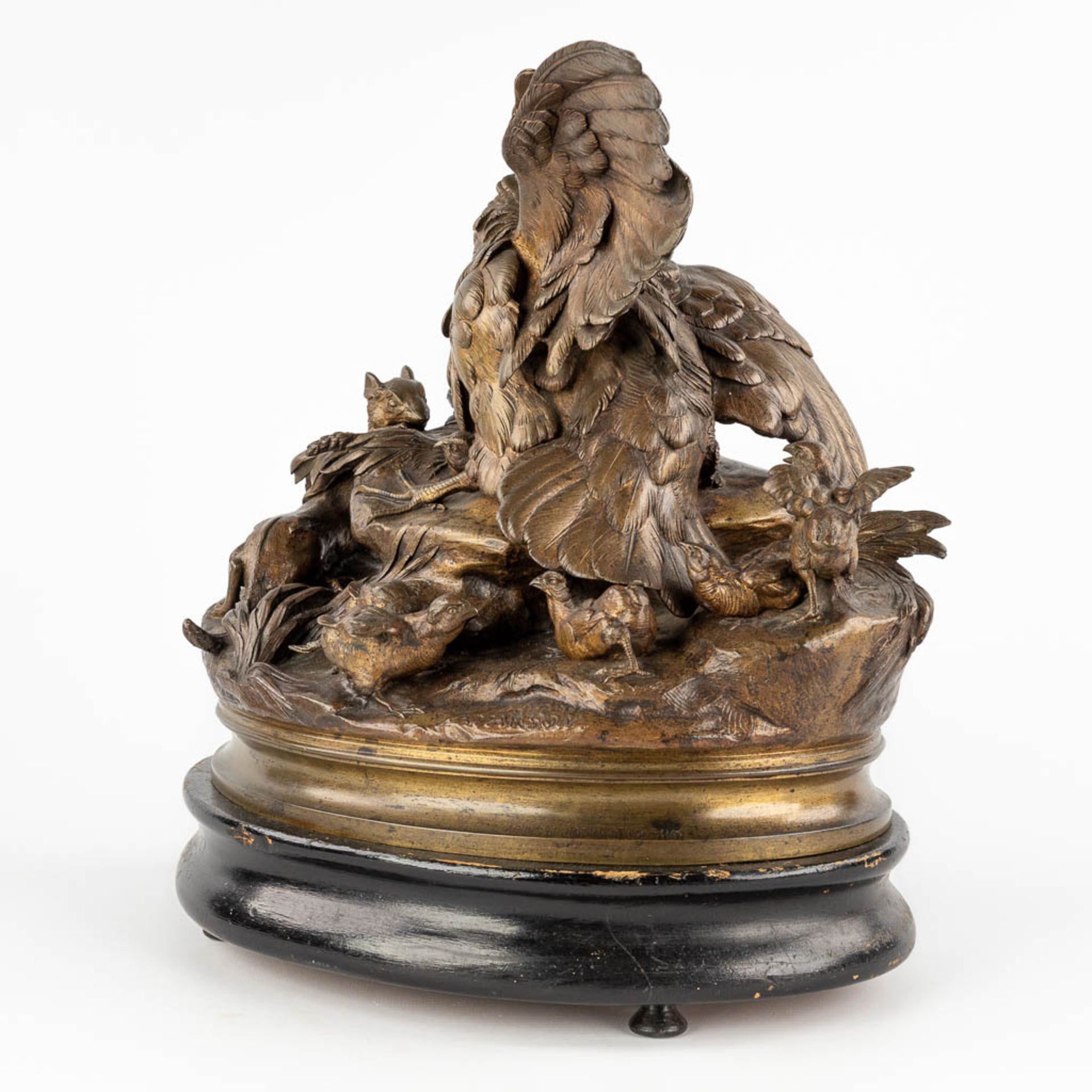 Alphonse ARSON (1822-1895) 'Bataille' patinated bronze. 1867. (D:24 x W:34 x H:38 cm) - Bild 7 aus 14