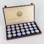 Canadian Olympic Silver Coins 1976, for the Olympic games in Montreal. +/- 1 kg. (D:23 x W:40 x H:4