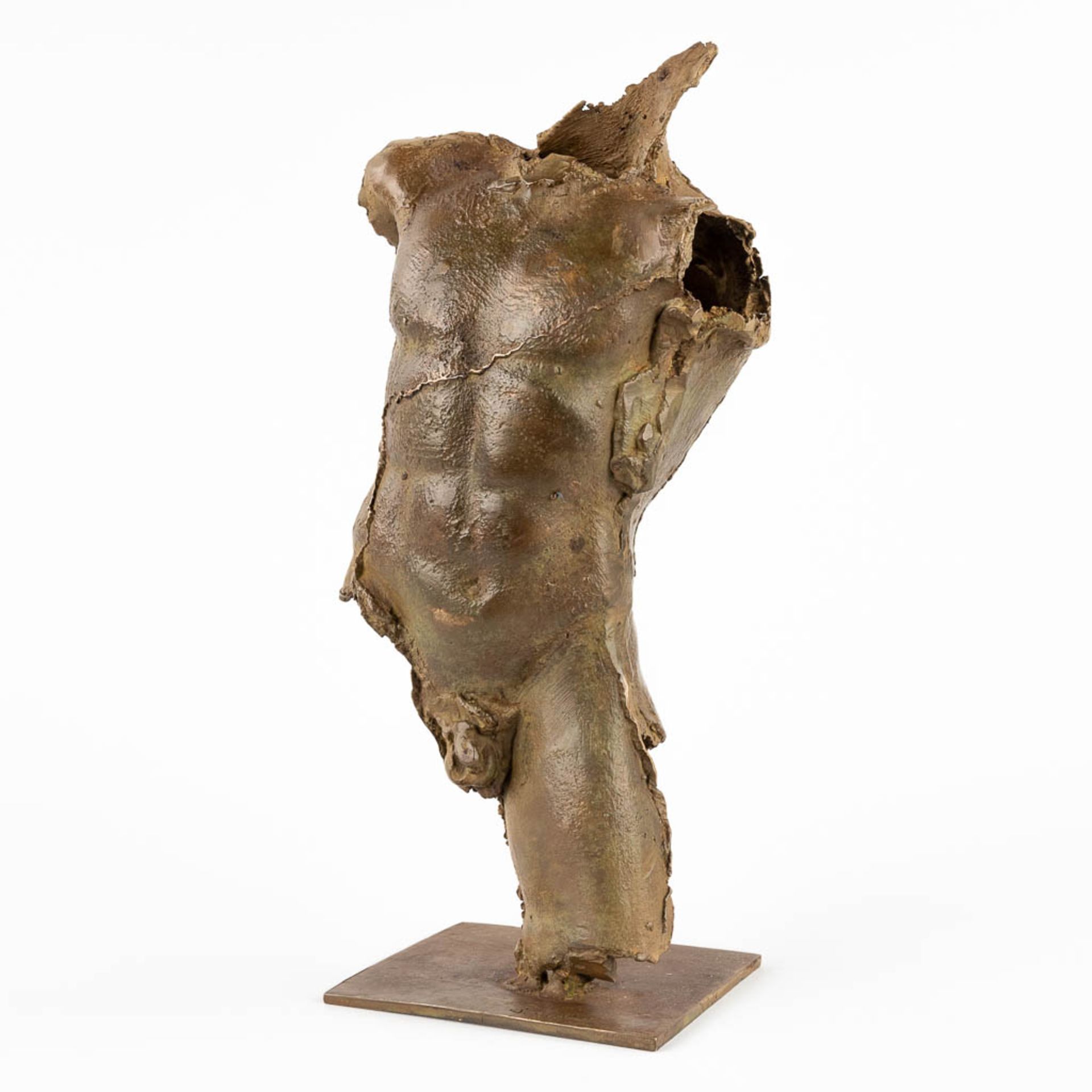 Jan DESMARETS (1961) 'Torso' patinated bronze, Epreuve D'Artiste (D:9 x W:14 x H:29 cm) - Image 8 of 13