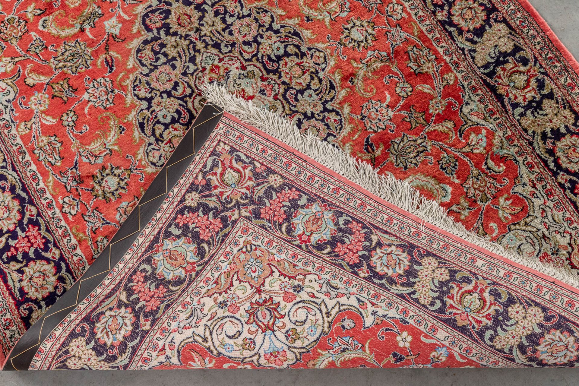 Two Oriental hand-made carpets, Kayseri &amp; Keshan. (D:151 x W:104 cm) - Image 7 of 14