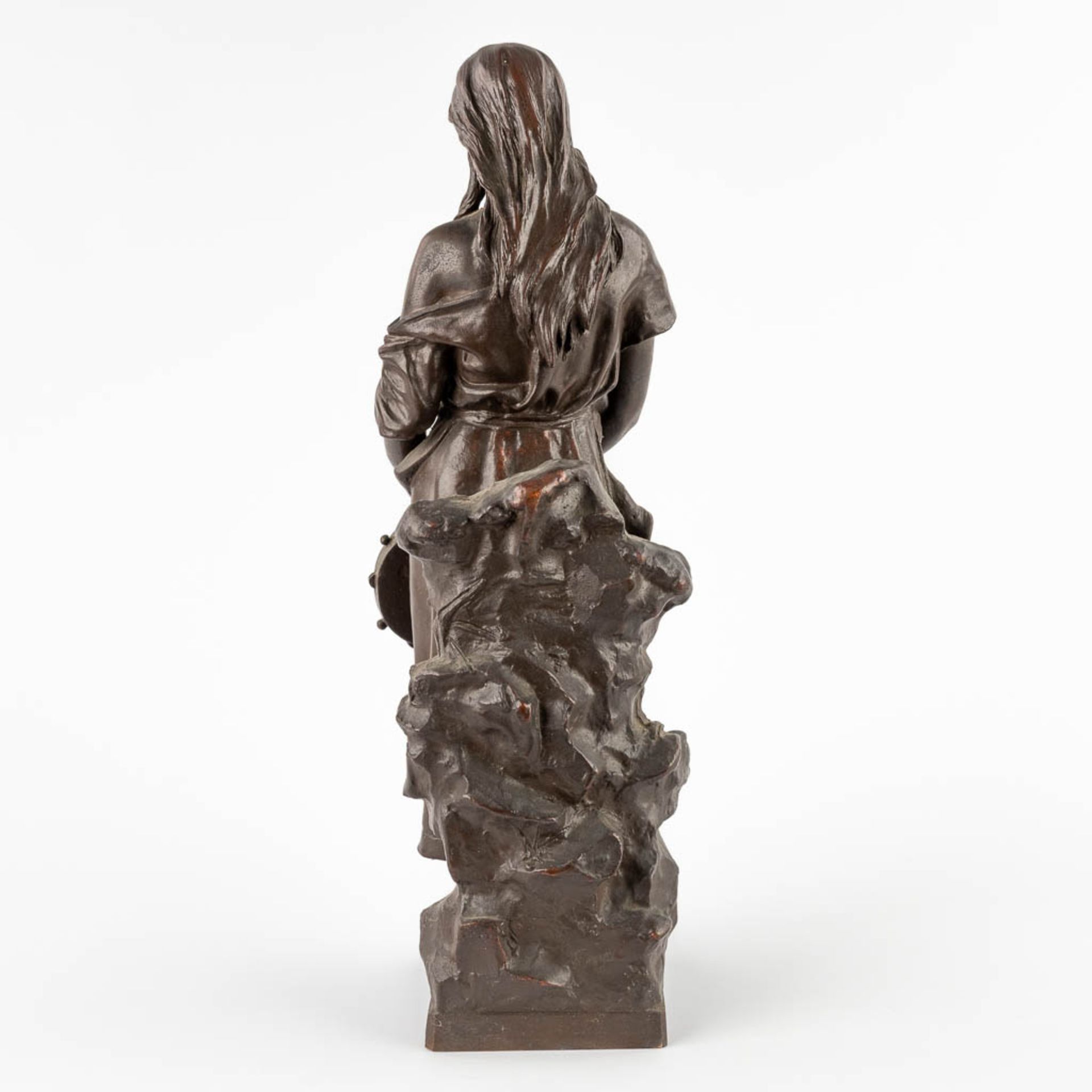 Eugène MARIOTON (1854-1933) 'Esmeralda' patinated bronze (D:14 x W:15 x H:45 cm) - Bild 6 aus 10