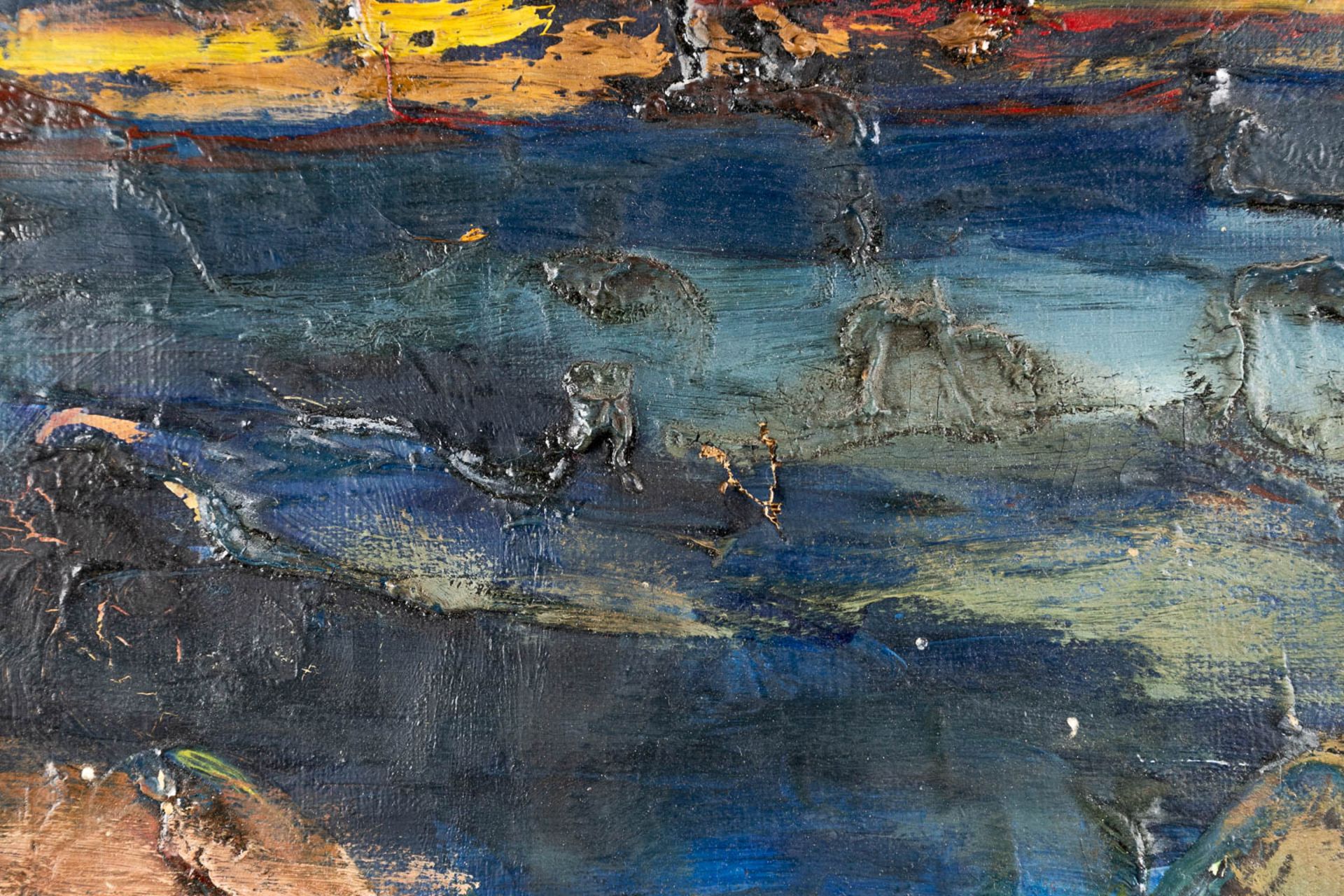 Paul PERMEKE (1918-1990) 'Landscape' oil on canvas. (W:40 x H:30 cm) - Image 5 of 8
