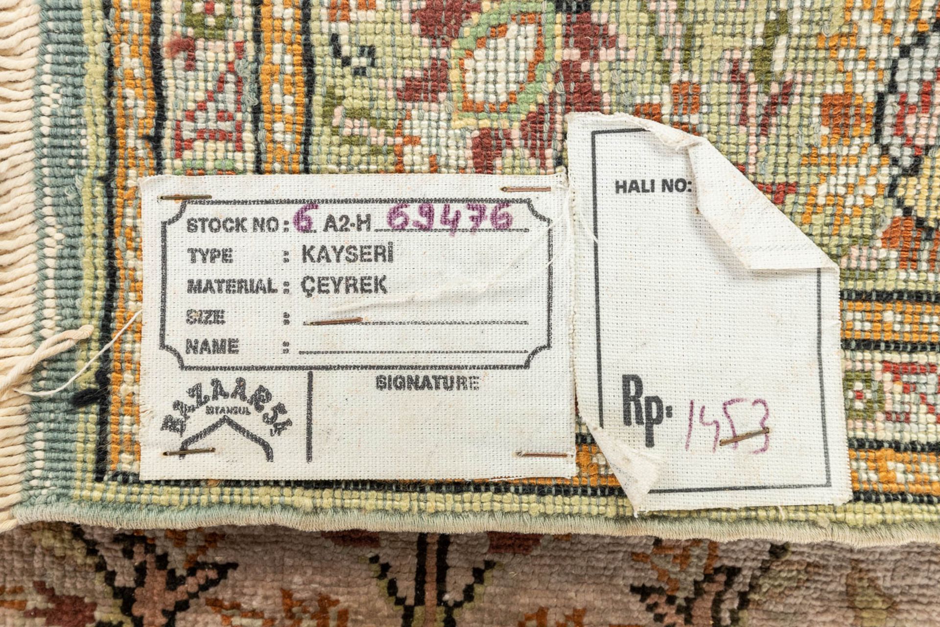 Two Oriental hand-made carpets, Kayseri &amp; Keshan. (D:151 x W:104 cm) - Image 14 of 14