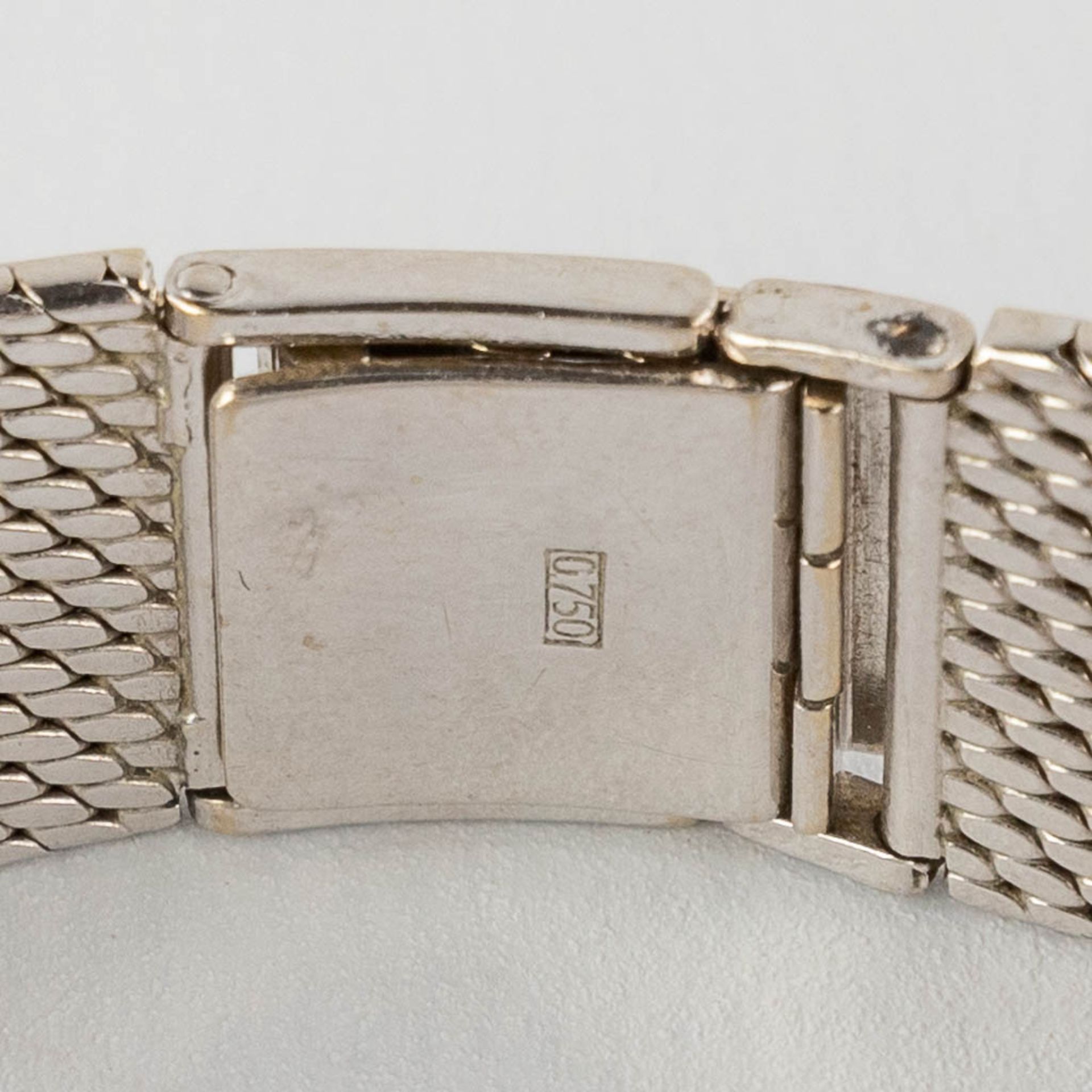 Juvenia, A lady's wristwatch, 18kt white gold. 58,27g. (D:18 x W:2,4 x H:2,7 cm) - Image 12 of 13