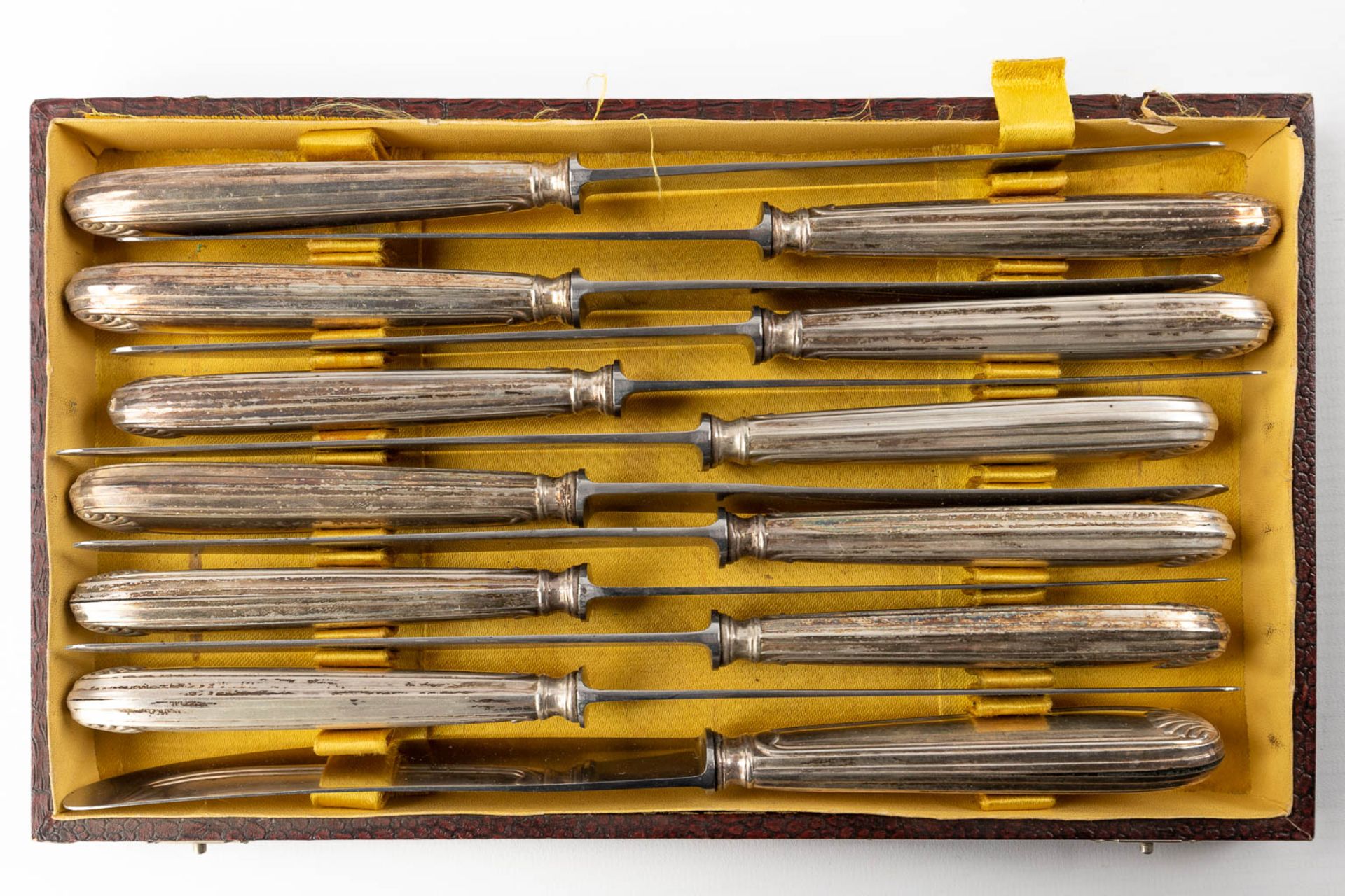 Lemaire & De Vernissy, 'Cocquille' a silver cutlery set. Added Christofle 'Coquille'. 4,717 kg. - Bild 9 aus 24