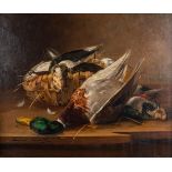 Bernard NEUVILLE (1852-1941) 'Nature Morte' oil on canvas. (W:65 x H:55 cm)