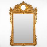 Deknudt, a gold-plated mirror. 20th C. (W:76 x H:124 cm)