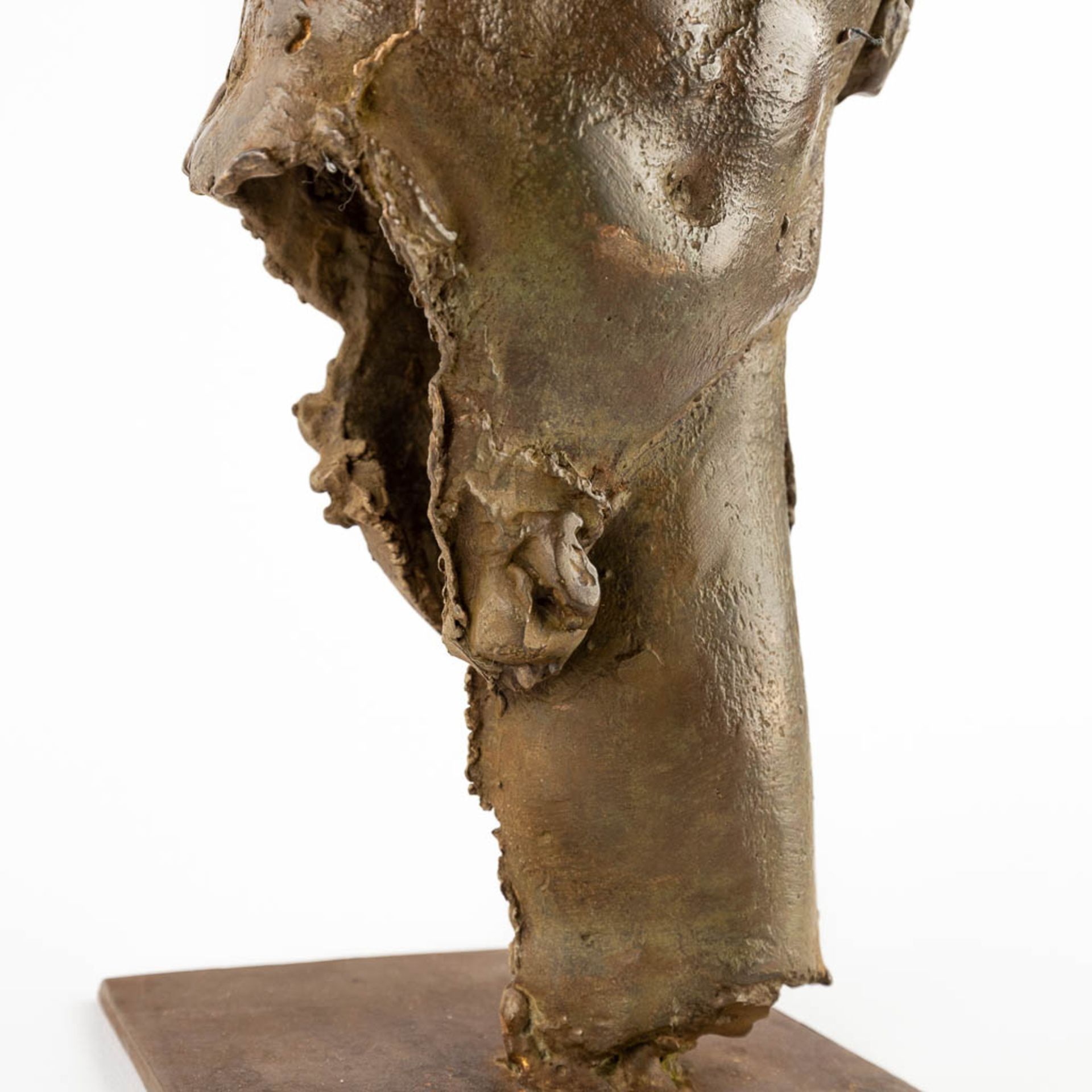 Jan DESMARETS (1961) 'Torso' patinated bronze, Epreuve D'Artiste (D:9 x W:14 x H:29 cm) - Image 12 of 13