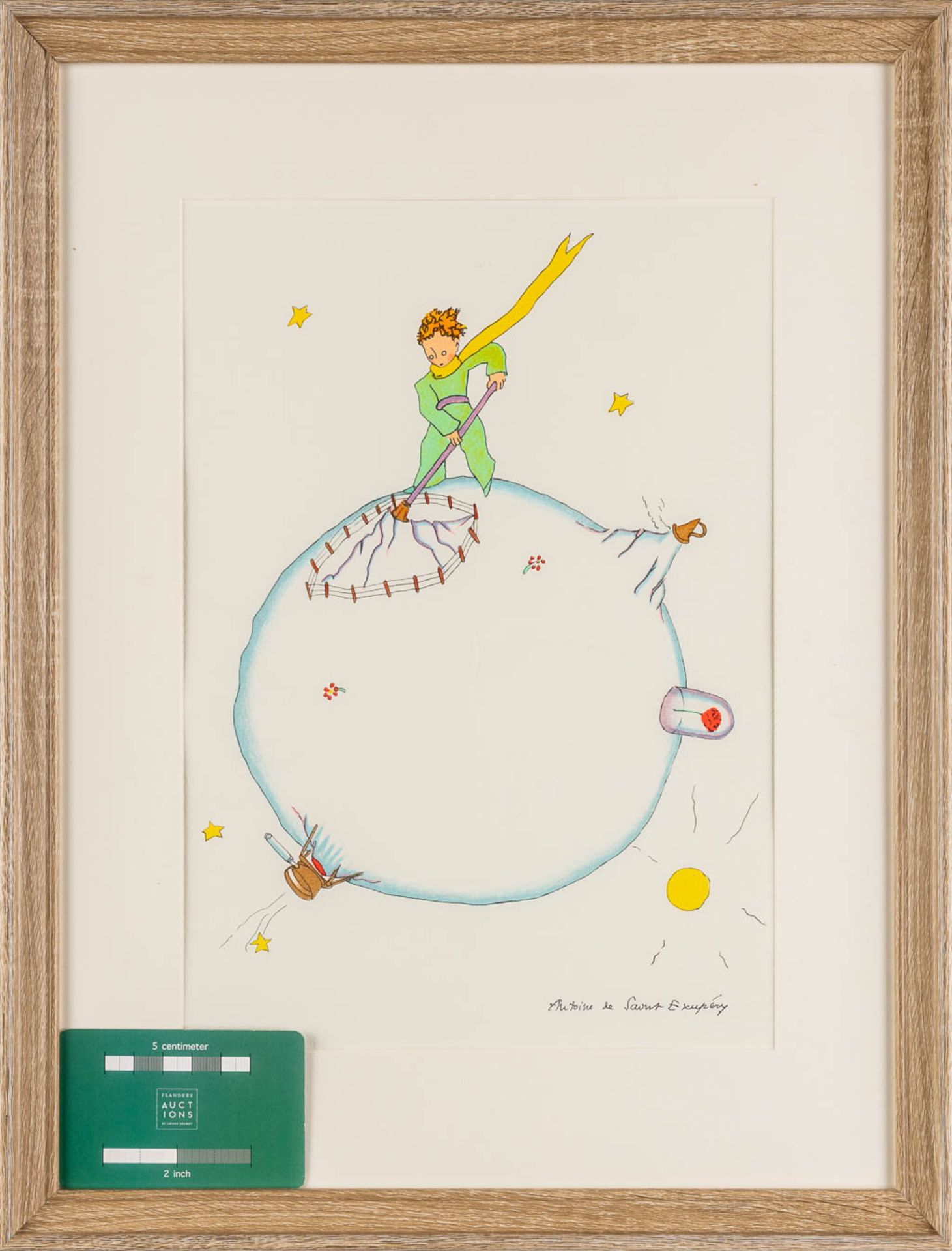 Antoine DE SAINT-EXUPÉRY (1900-1944) 'Le Petit Prince' two prints. (W:30 x H:40 cm) - Image 2 of 13