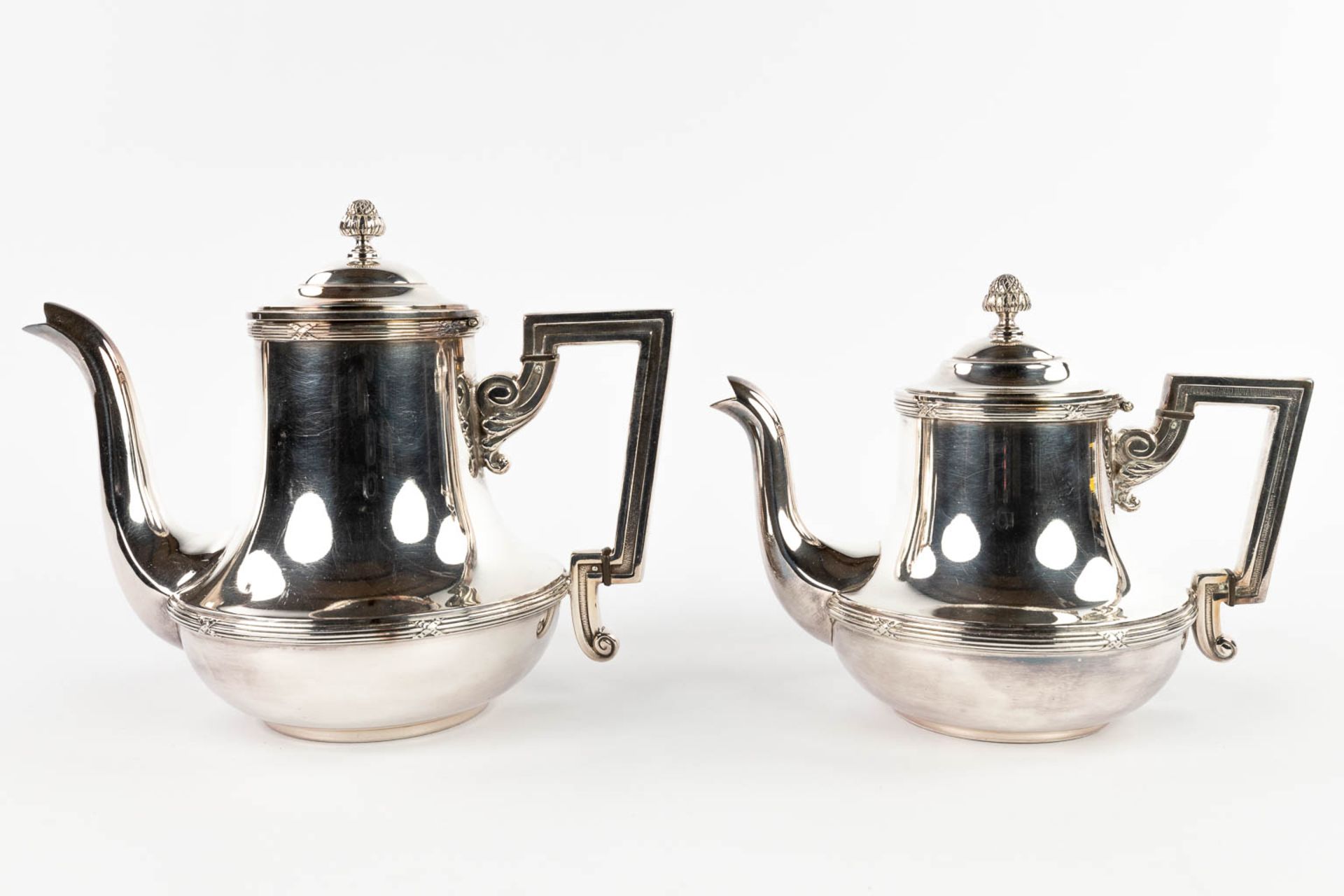 Wiskemann, a 5-piece silver-plated coffee and tea service made of silver-plated metal. (D:35,5 x W:5 - Image 9 of 22